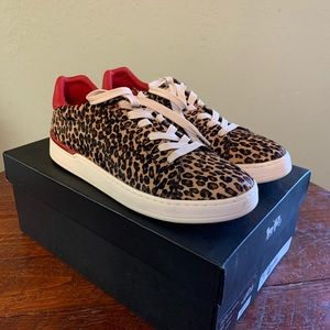 Coach Lowline Luxe Haircal leopard print sneakers